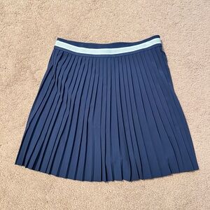 Lou & Grey Navy Pleated Tennis Skirt